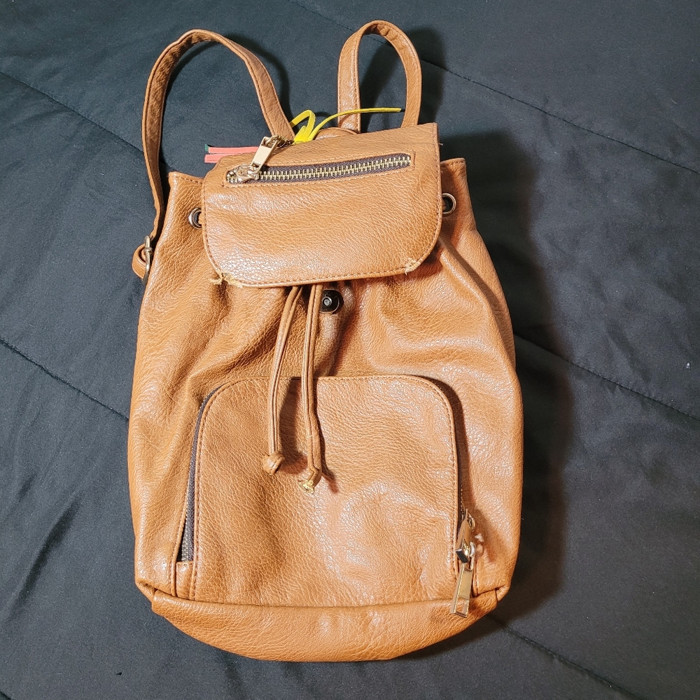 Brown Aldo Purse Pockets Backpack